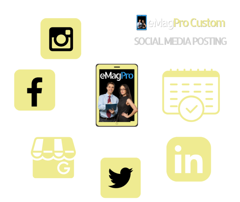 eMagPro Custom eMagazine Social Media Posting